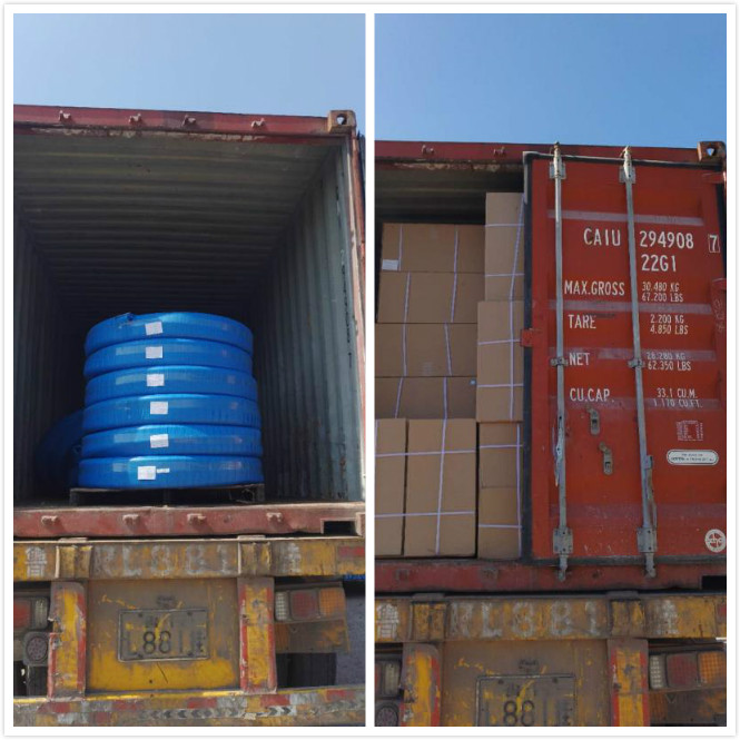 Our exports to India have been loaded and ready to be shipped