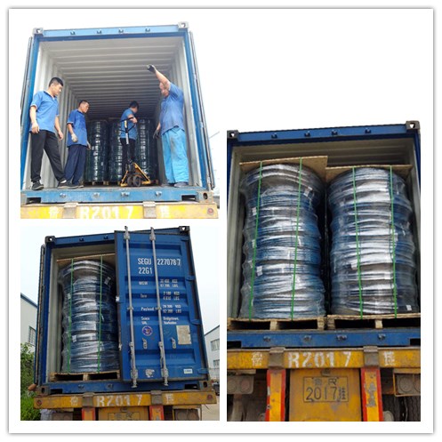 Congratulations to our company on the successful loading of hydraulic hose expor